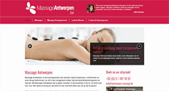 Desktop Screenshot of antwerpen-massage.be